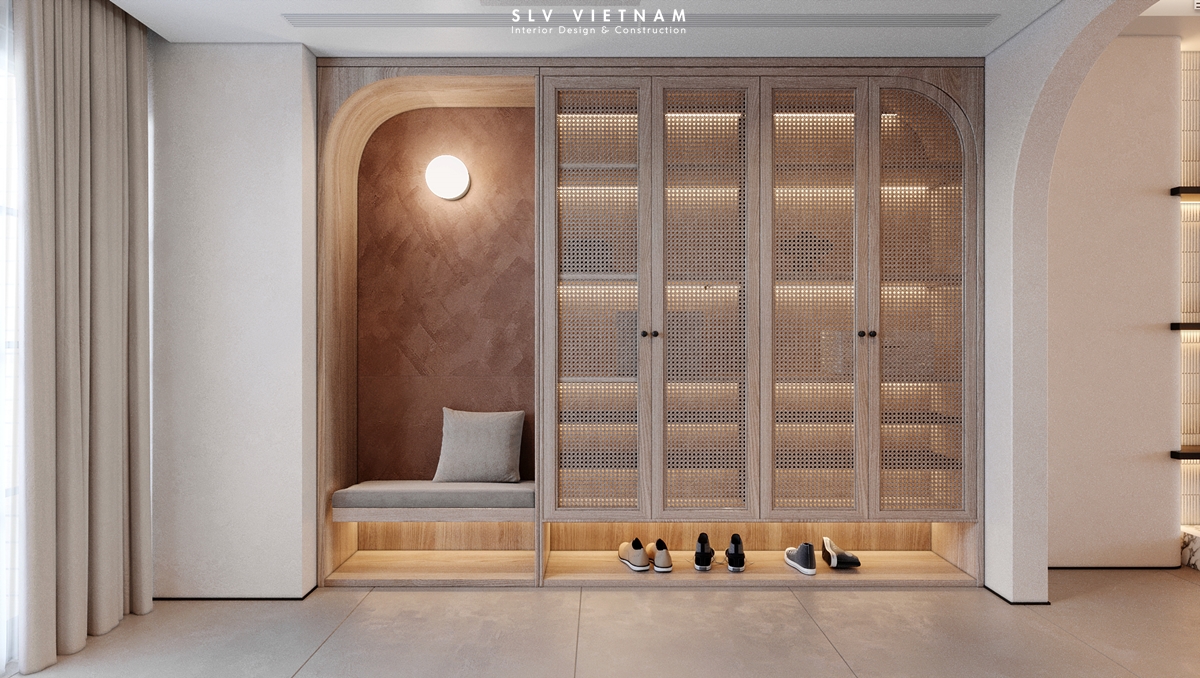 Phòng khách nhà phố PN House - SLV Vietnam (3)