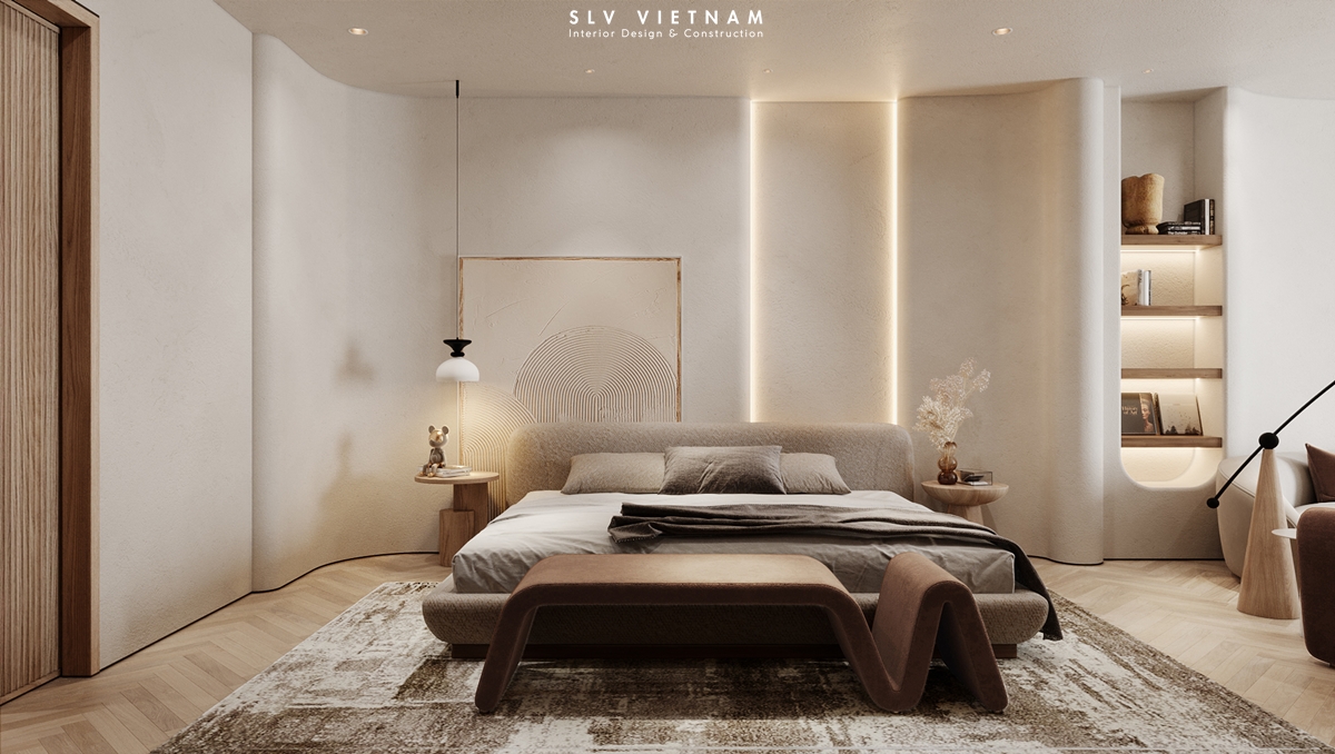 Phòng ngủ 3 nhà phố PN House - SLV Vietnam (1)