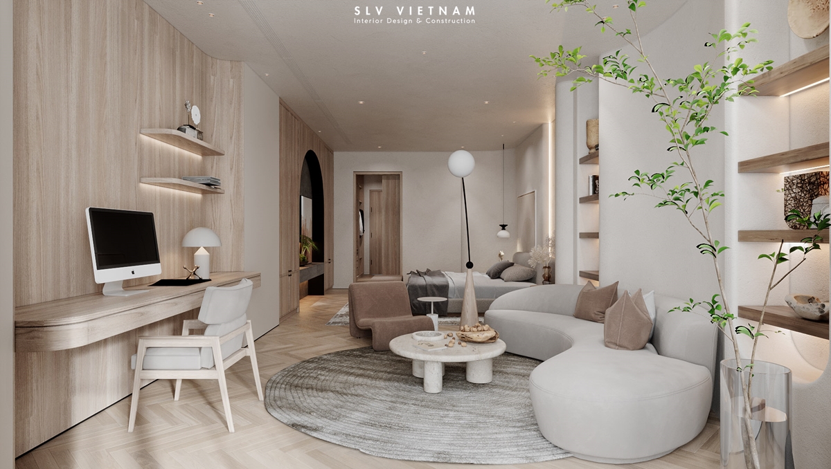 Phòng ngủ 3 nhà phố PN House - SLV Vietnam (3)