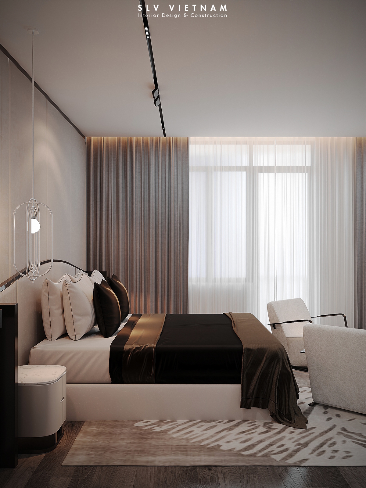 Phòng ngủ 1 dự án Quang Home - SLV Vietnam (3)