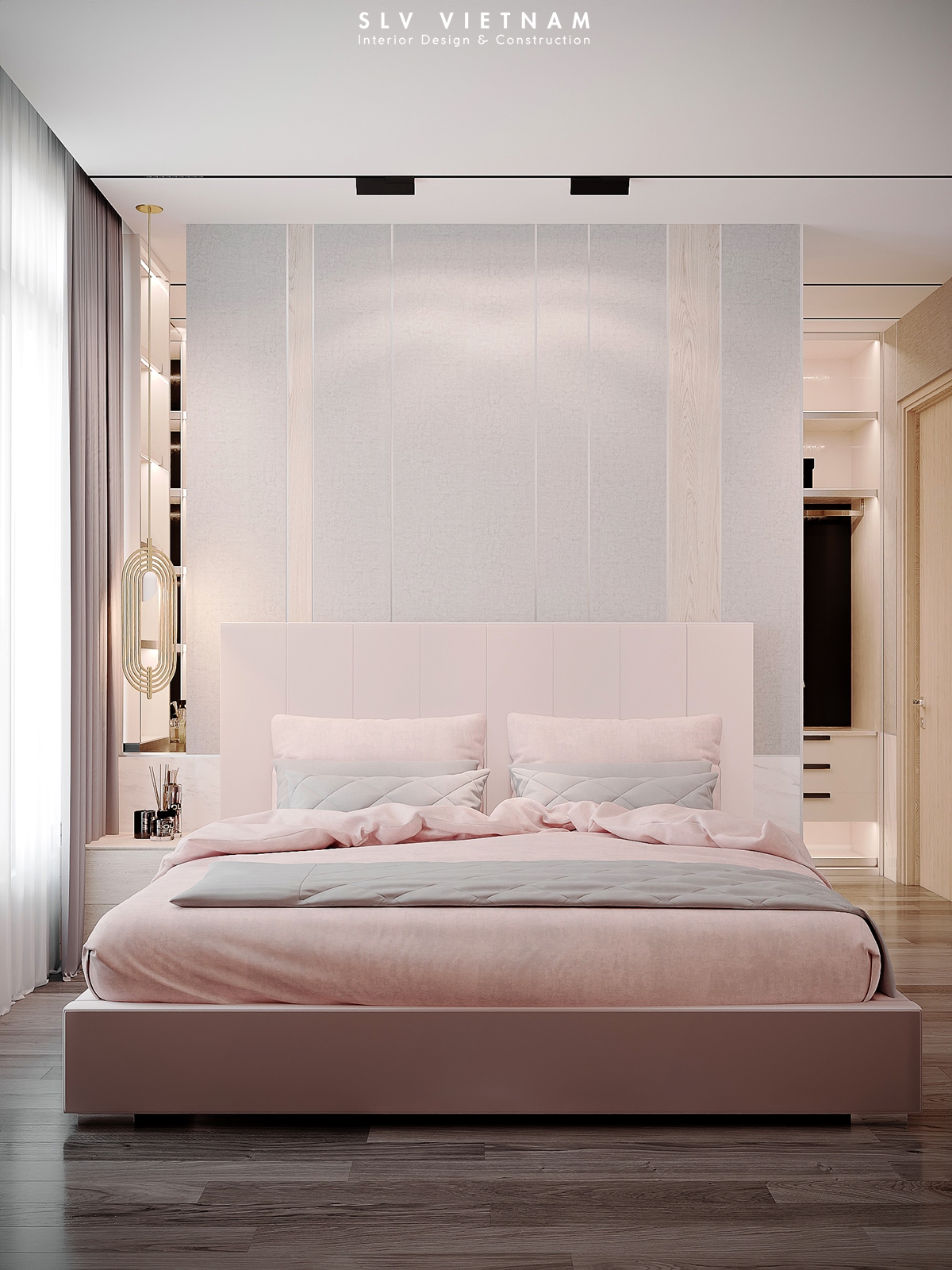 Phòng ngủ 2 dự án Quang Home - SLV Vietnam (1)