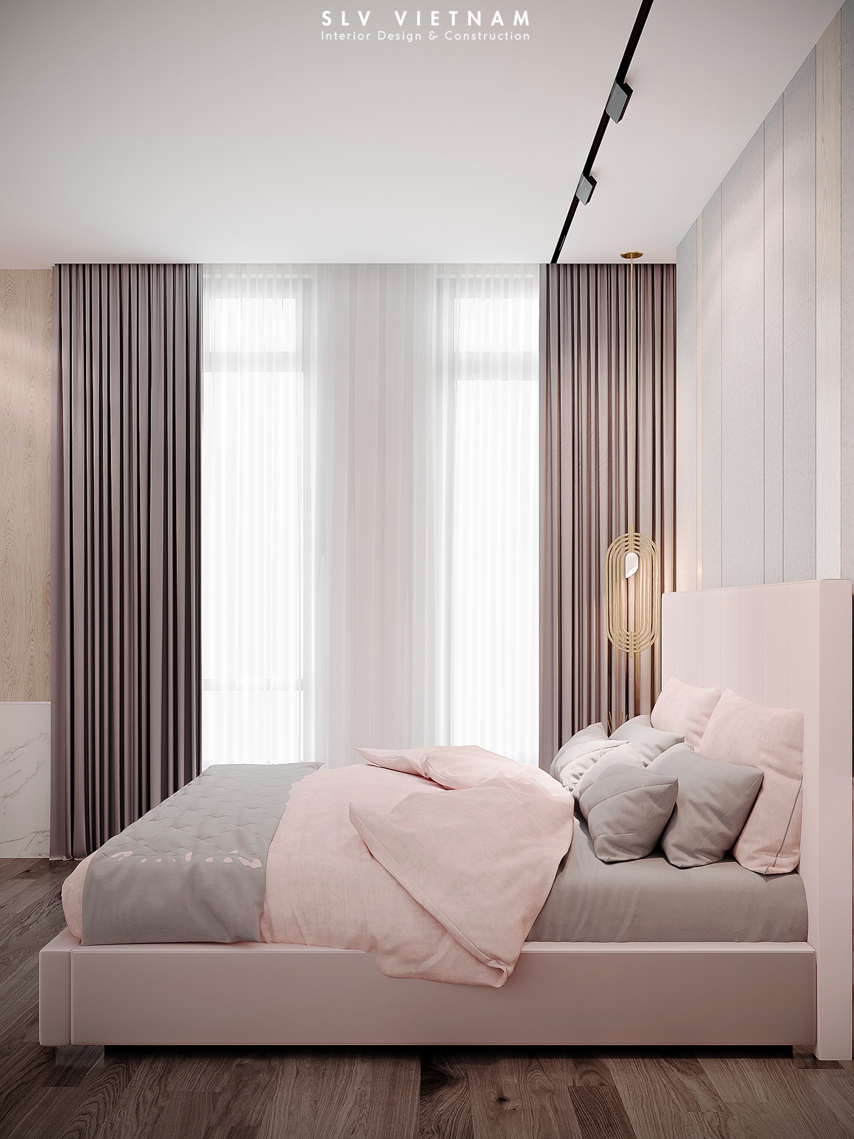 Phòng ngủ 2 dự án Quang Home - SLV Vietnam (2)