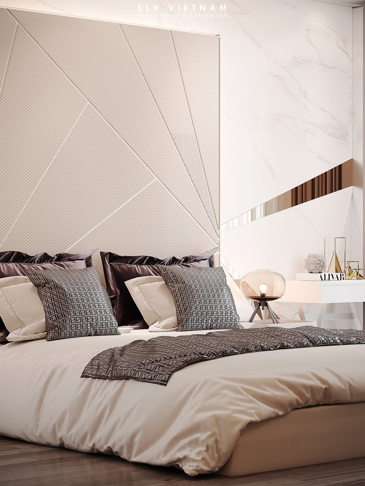 Phòng ngủ 3 dự án Quang Home - SLV Vietnam (4)