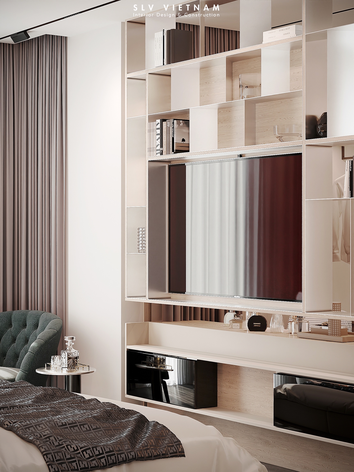 Phòng ngủ 3 dự án Quang Home - SLV Vietnam (6)