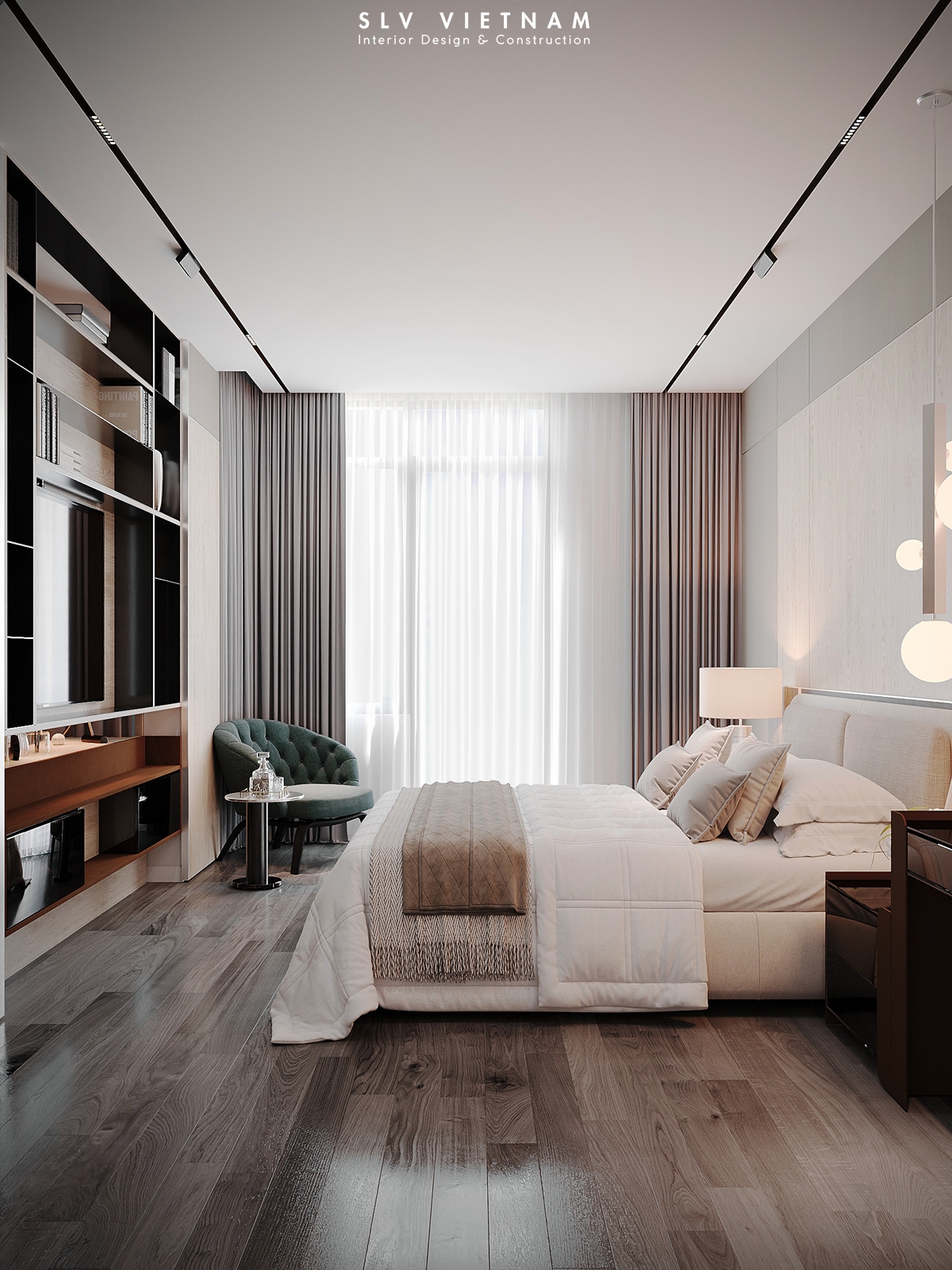 Phòng ngủ 4 dự án Quang Home - SLV Vietnam (2)