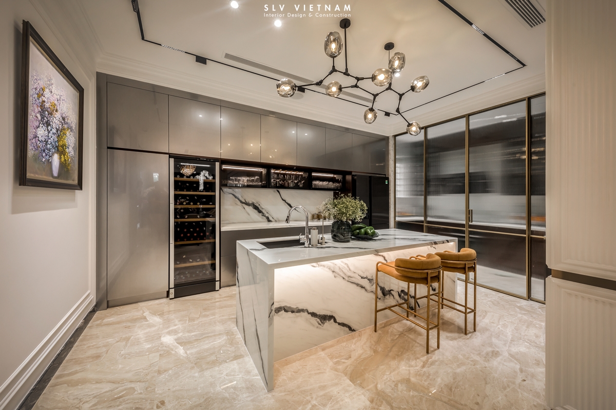 Phòng bếp dự án TB Luxury - SLV Vietnam (2)