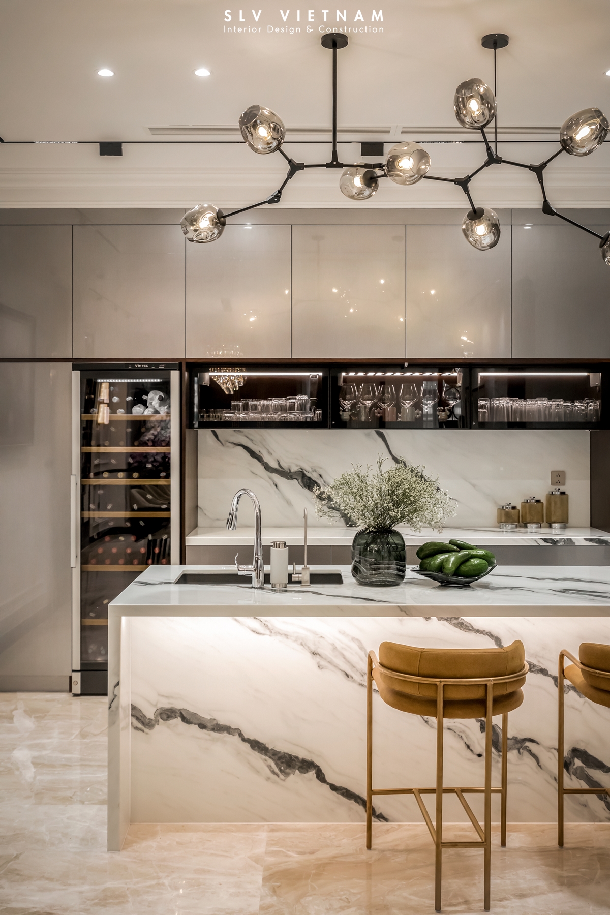 Phòng bếp dự án TB Luxury - SLV Vietnam (3)