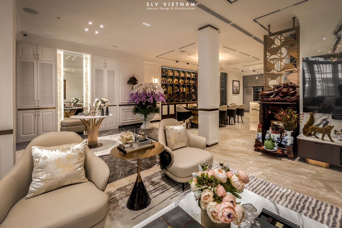 Phòng khách dự án TB Luxury - SLV Vietnam (6)