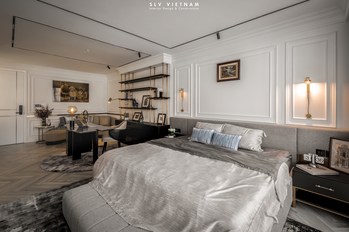 Phòng ngủ master dự án TB Luxury - SLV Vietnam (2)