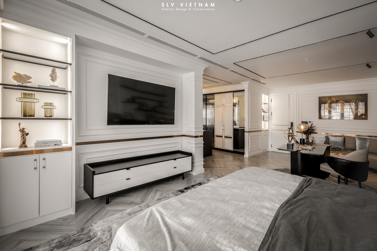 Phòng ngủ master dự án TB Luxury - SLV Vietnam (3)