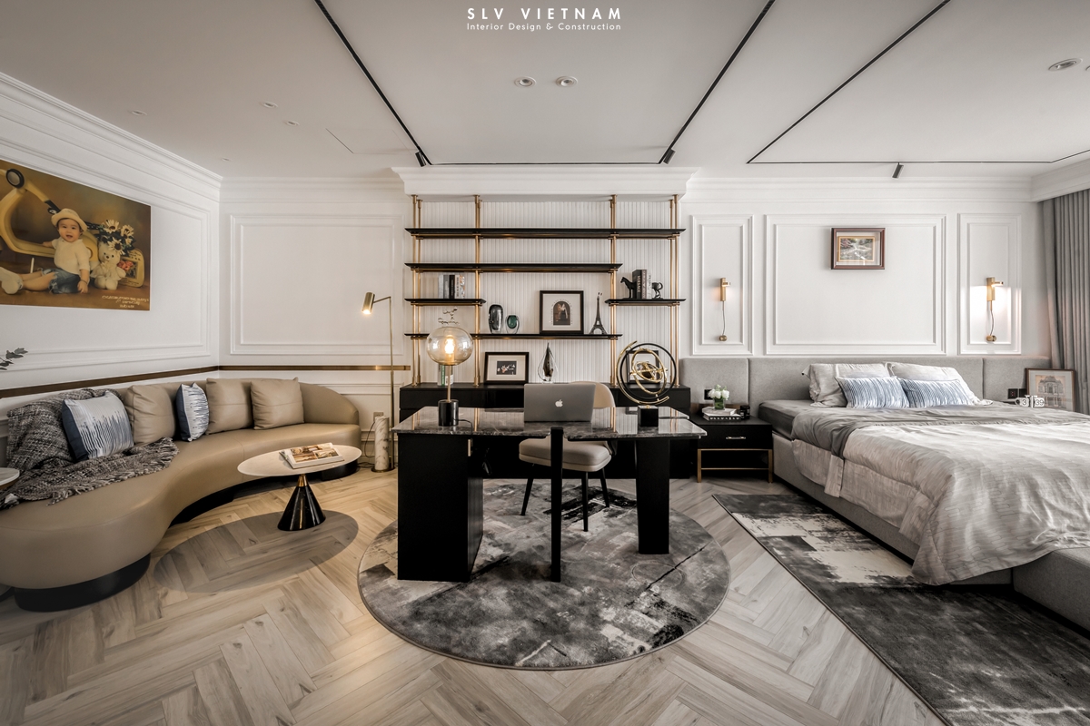 Phòng ngủ master dự án TB Luxury - SLV Vietnam (5)