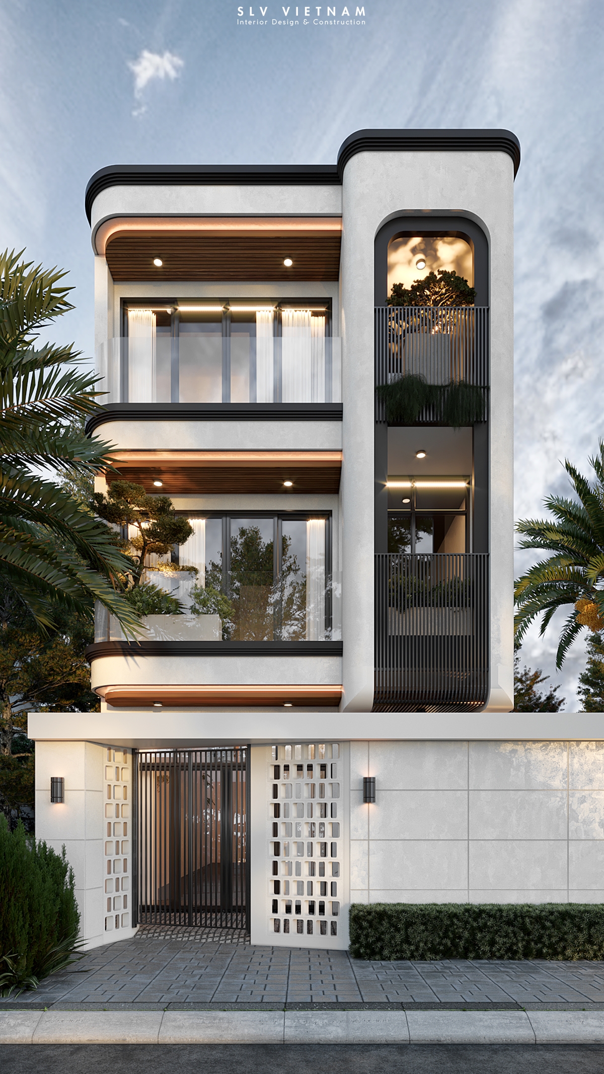 Kiến trúc nhà phố Thanh House - SLV Vietnam (1)