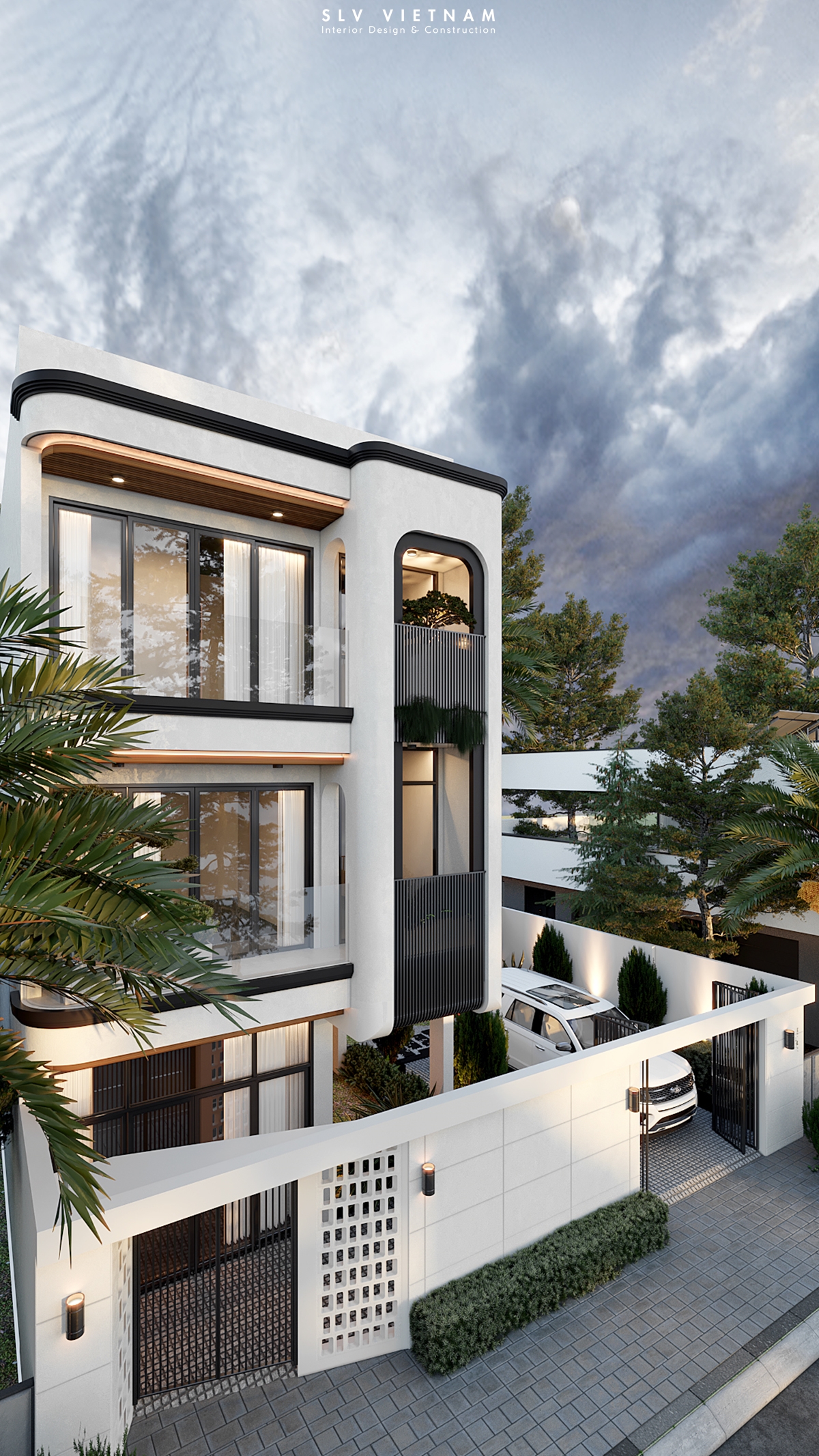 Kiến trúc nhà phố Thanh House - SLV Vietnam (5)