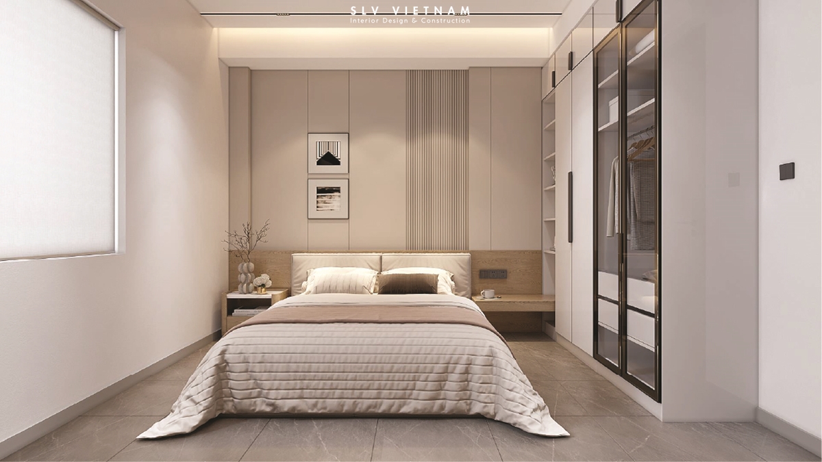 Phòng ngủ 1 nhà phố Thanh House - SLV Vietnam (1)