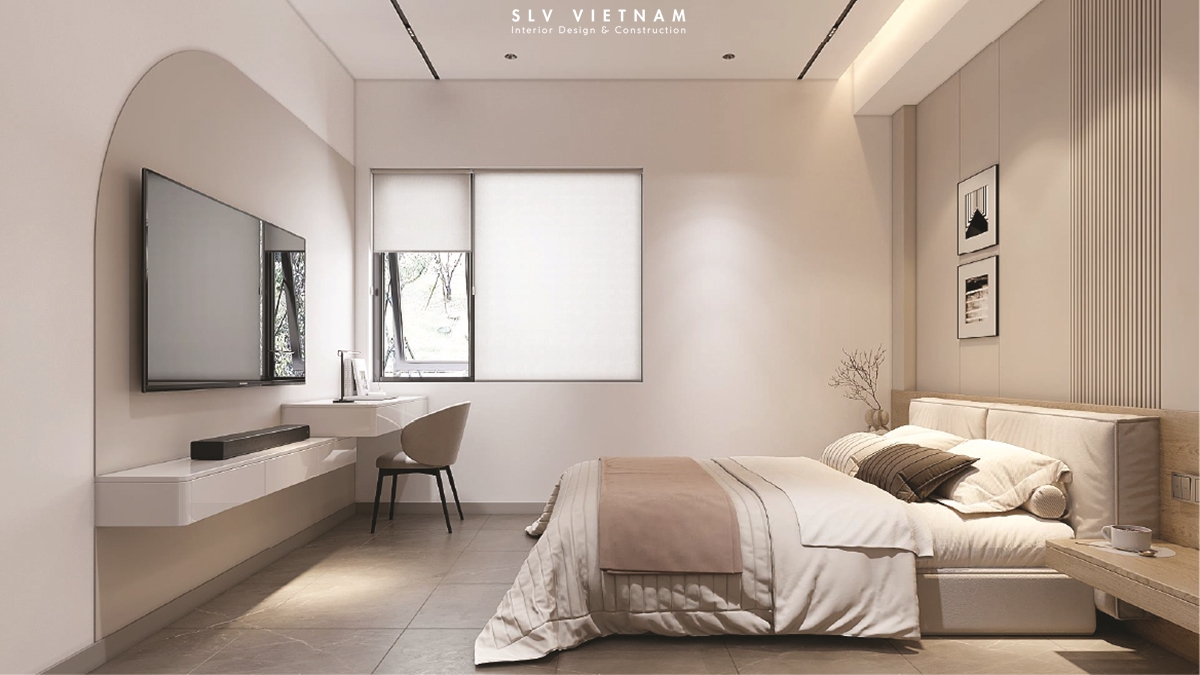 Phòng ngủ 1 nhà phố Thanh House - SLV Vietnam (2)