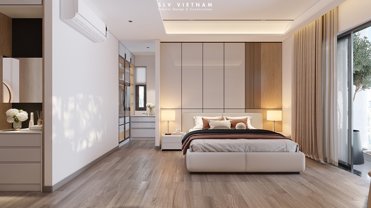 Phòng ngủ 3 nhà phố Thanh House - SLV Vietnam (1)