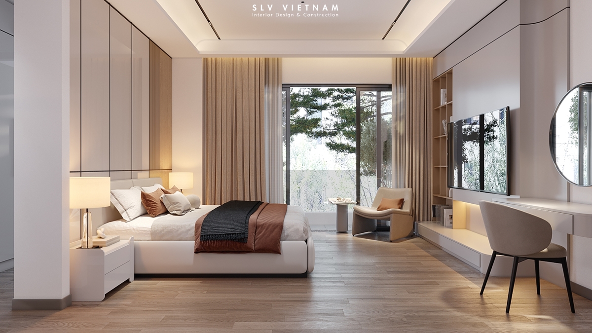Phòng ngủ 3 nhà phố Thanh House - SLV Vietnam (2)