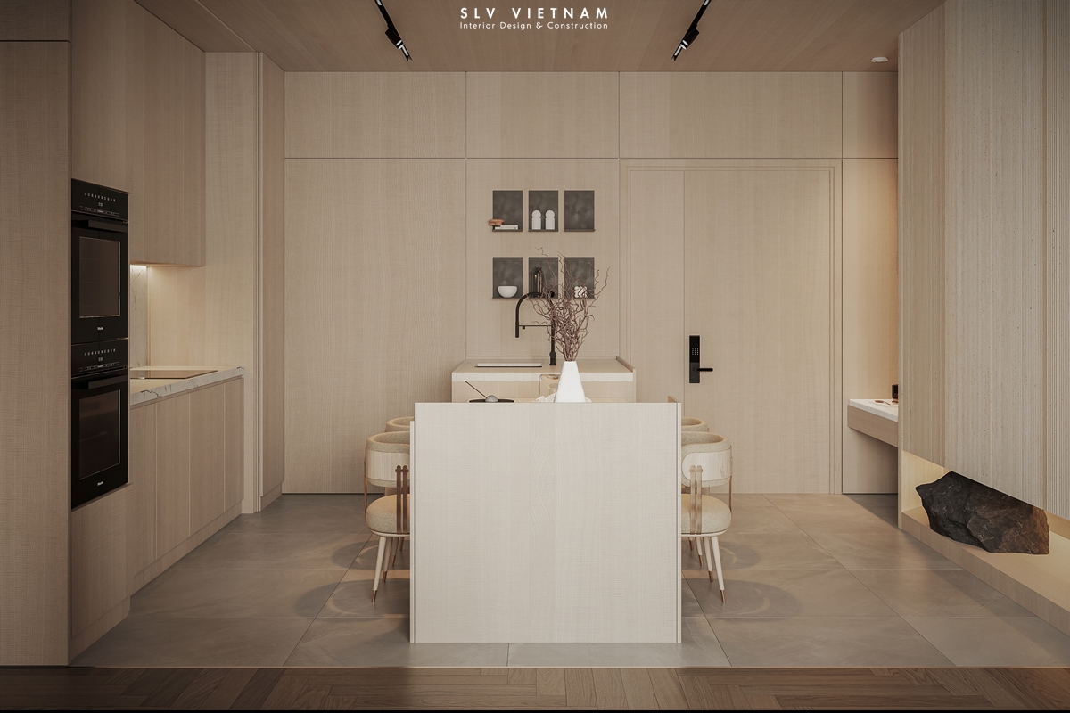 Không gian khách bếp dự án The Ascent - SLV Vietnam (9)