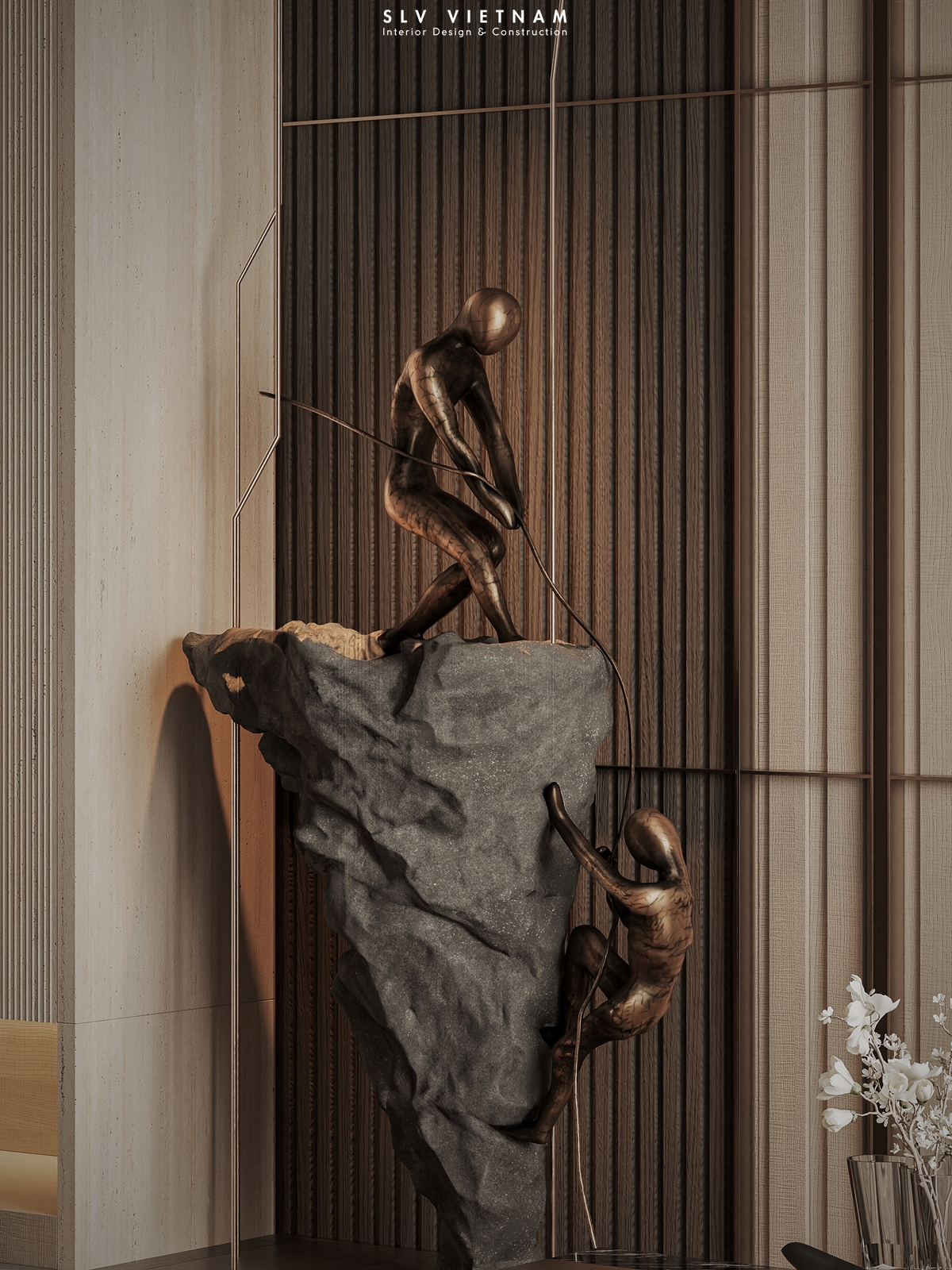 Không gian khách bếp dự án The Ascent - SLV Vietnam (17)