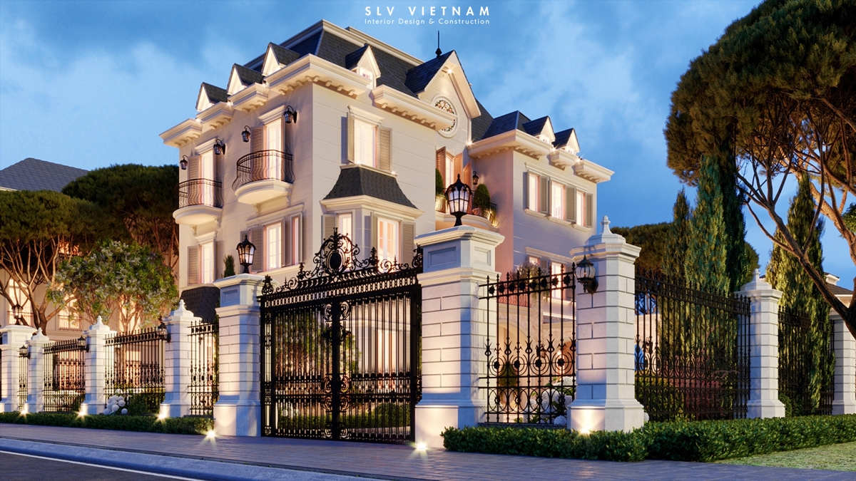 Kiến trúc biệt thự The Chateau - SLV Vietnam (1)