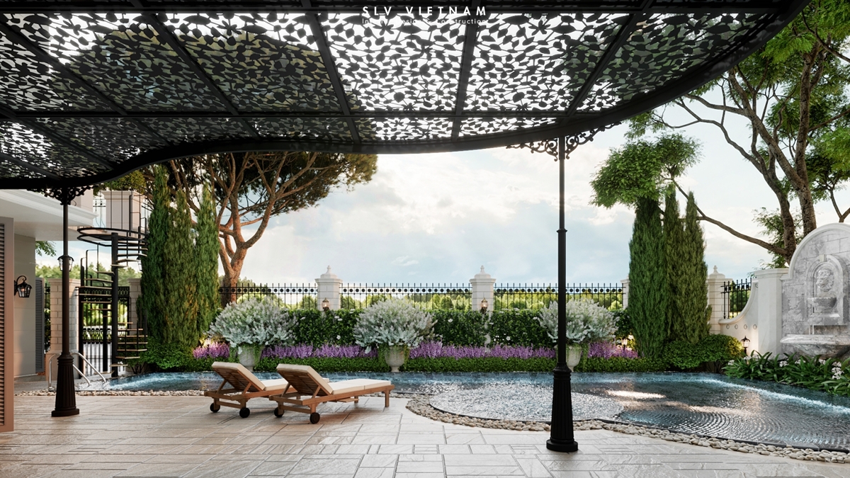 Kiến trúc biệt thự The Chateau - SLV Vietnam (14)