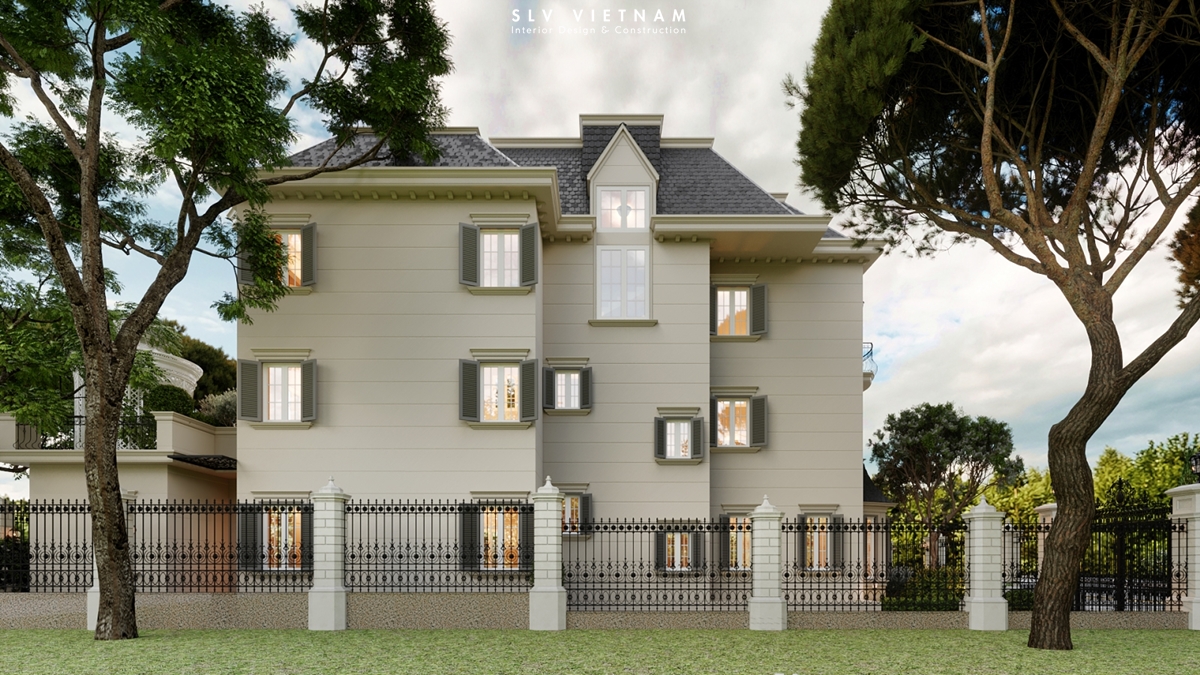 Kiến trúc biệt thự The Chateau - SLV Vietnam (19)