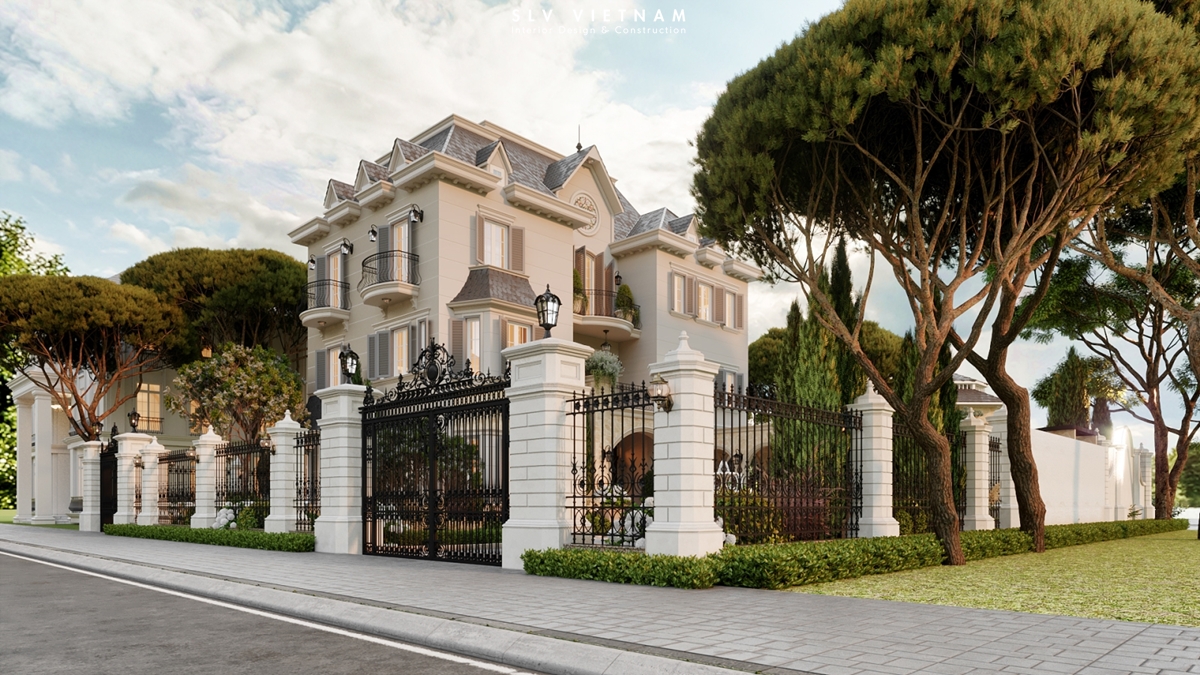 Kiến trúc biệt thự The Chateau - SLV Vietnam (2)