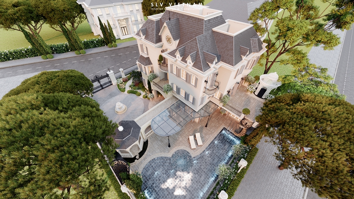 Kiến trúc biệt thự The Chateau - SLV Vietnam (21)