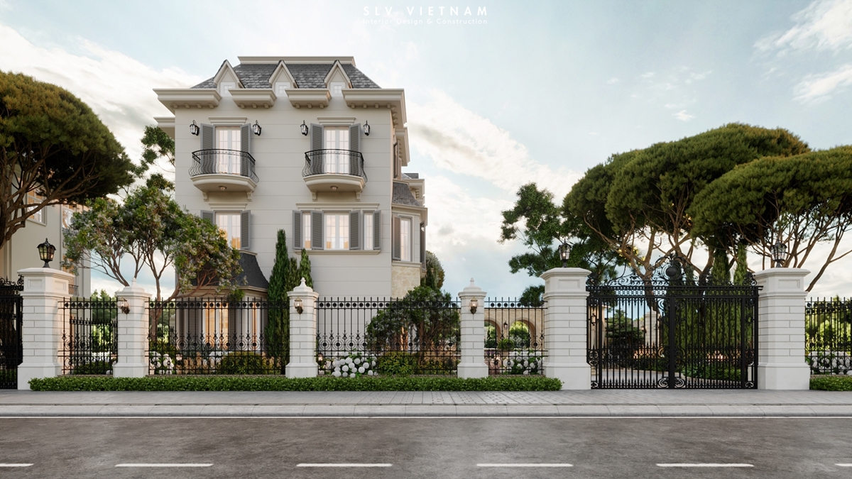 Kiến trúc biệt thự The Chateau - SLV Vietnam (4)