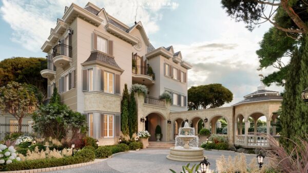 Kiến trúc biệt thự The Chateau - SLV Vietnam (8)