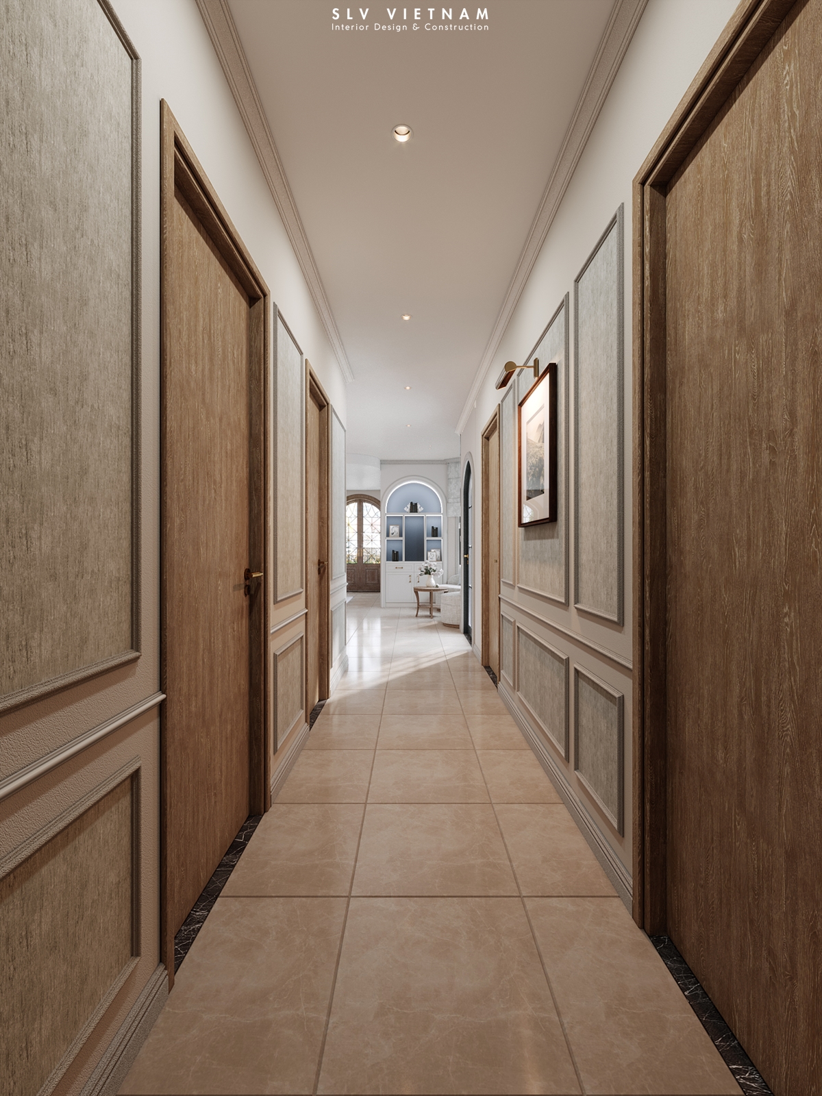 Không gian khách bếp villa the cottage - SLV Vietnam (6)