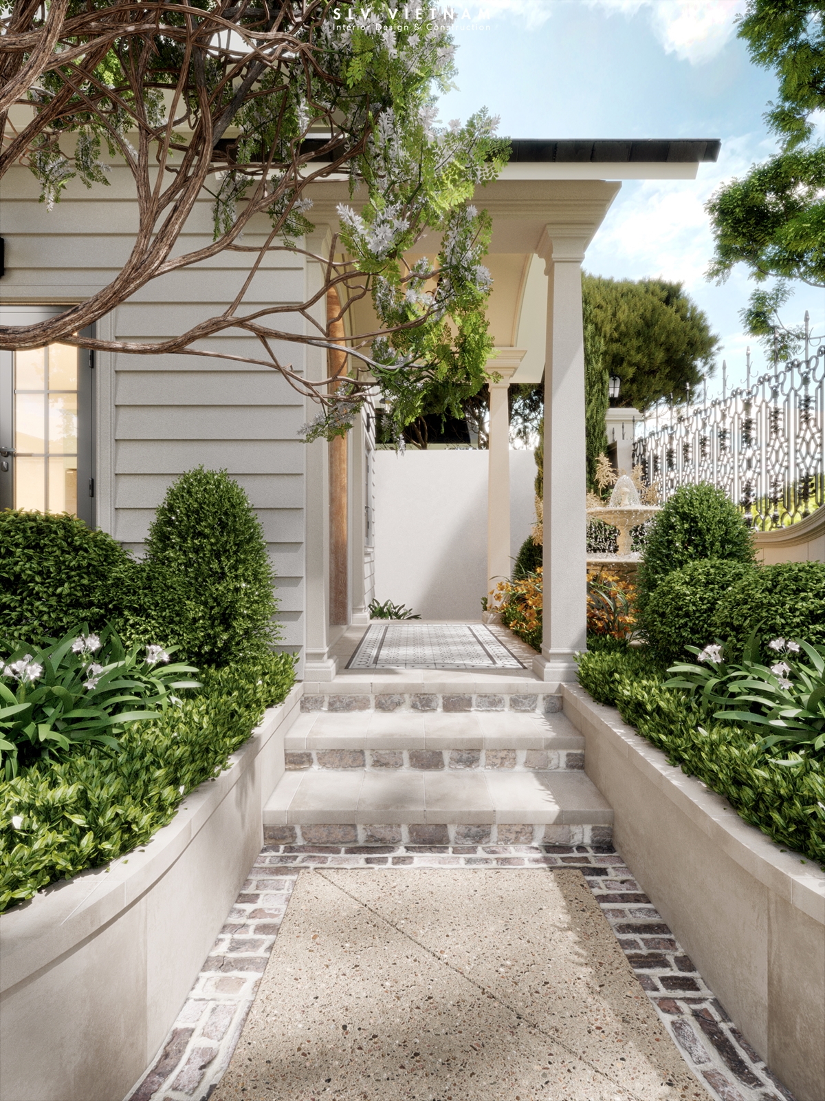 Kiến trúc villa the cottage - SLV Vietnam (3)