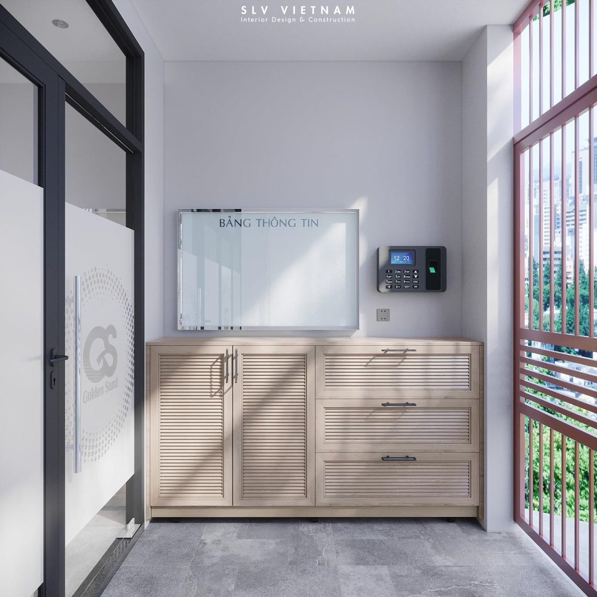 Sảnh văn phòng The GS - SLV Vietnam (1)