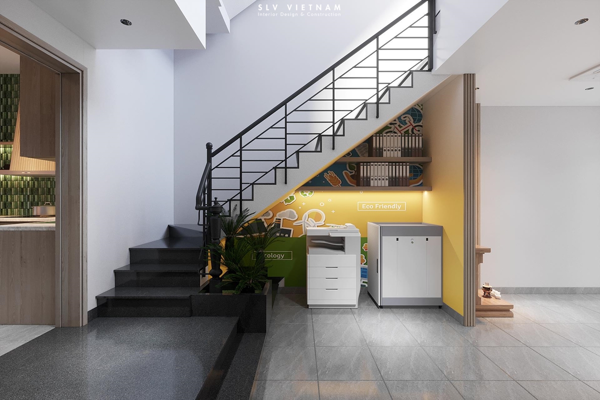 Không gian sinh hoạt chung văn phòng The GS - SLV Vietnam (1)