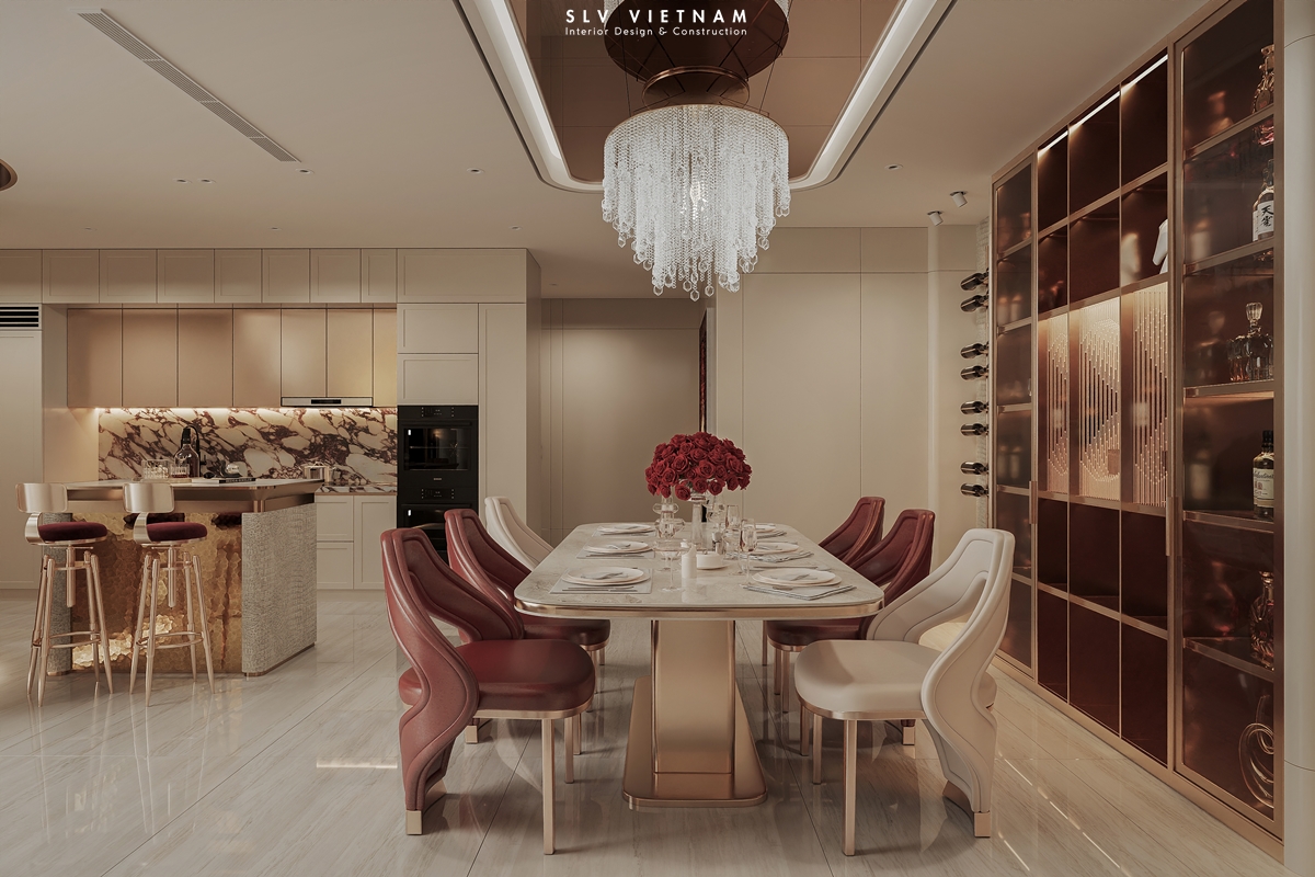 Phòng bếp duplex The Helix - SLV Vietnam (7)