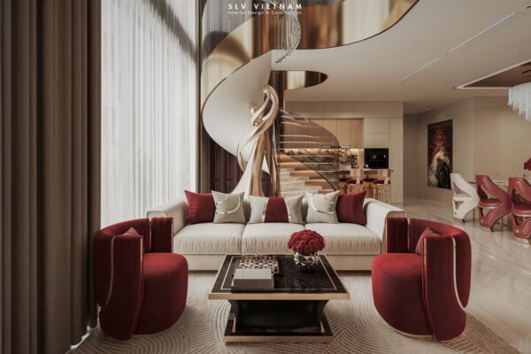Phòng khách duplex The Helix - SLV Vietnam (2)