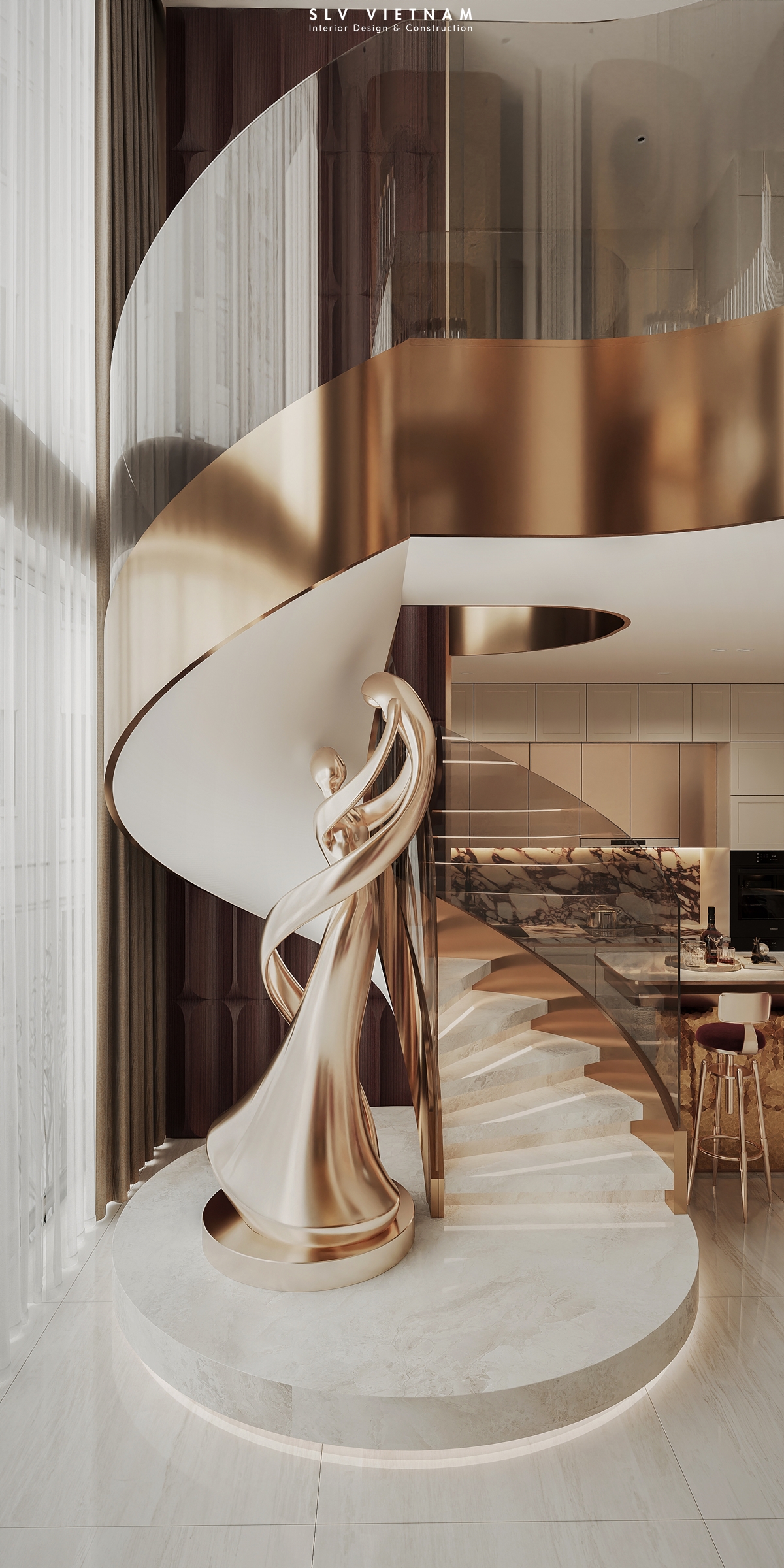 Phòng khách duplex The Helix - SLV Vietnam (6)