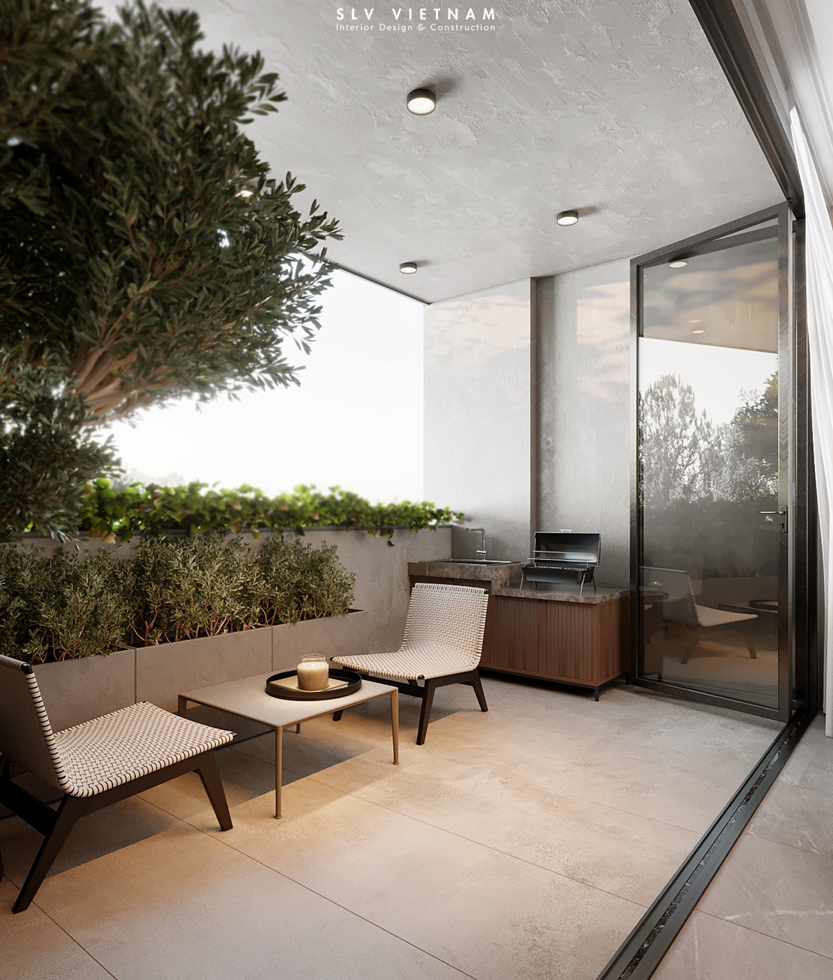 Ban công shop house The Oasis - SLV Vietnam (1)