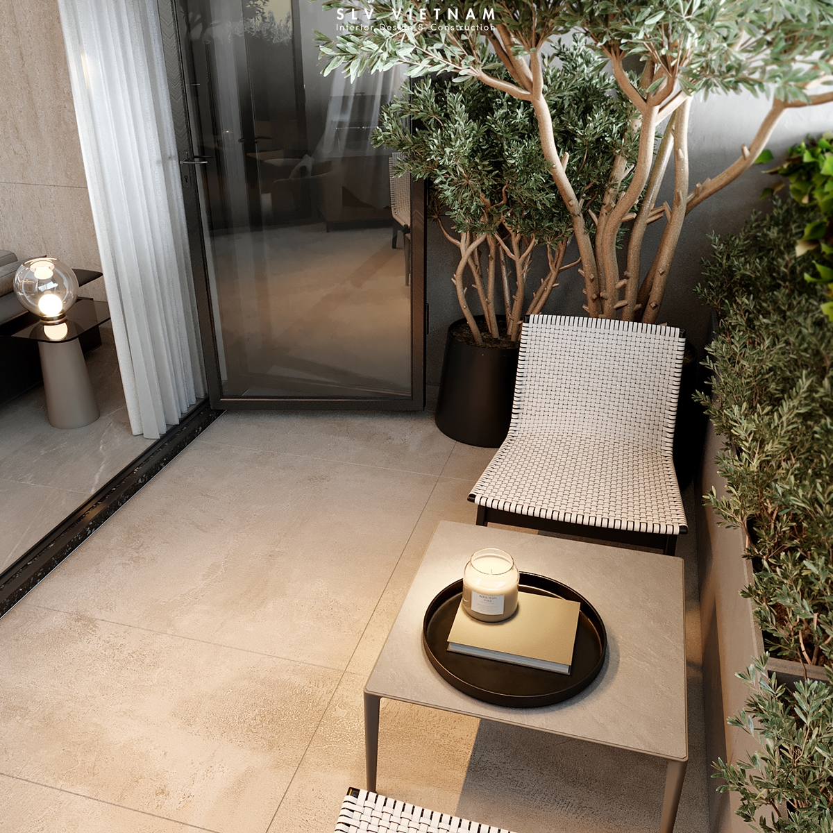 Ban công shop house The Oasis - SLV Vietnam (2)