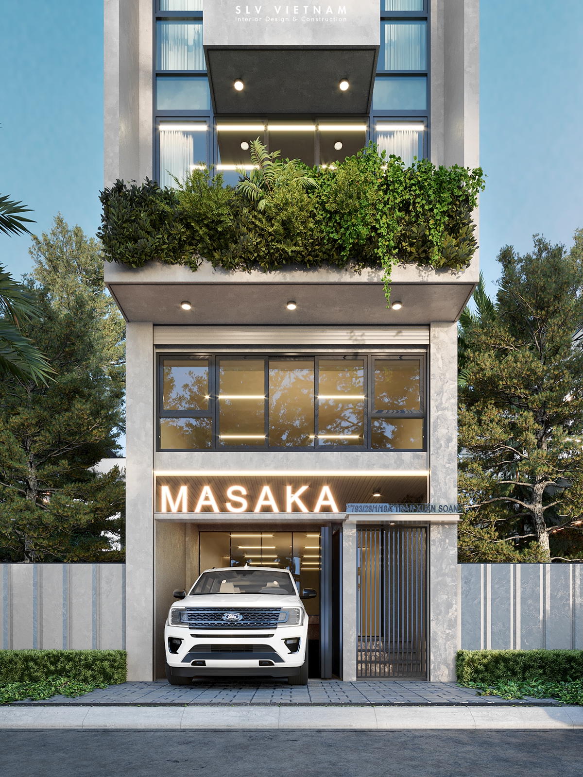Kiến trúc shop house The Oasis - SLV Vietnam (1)