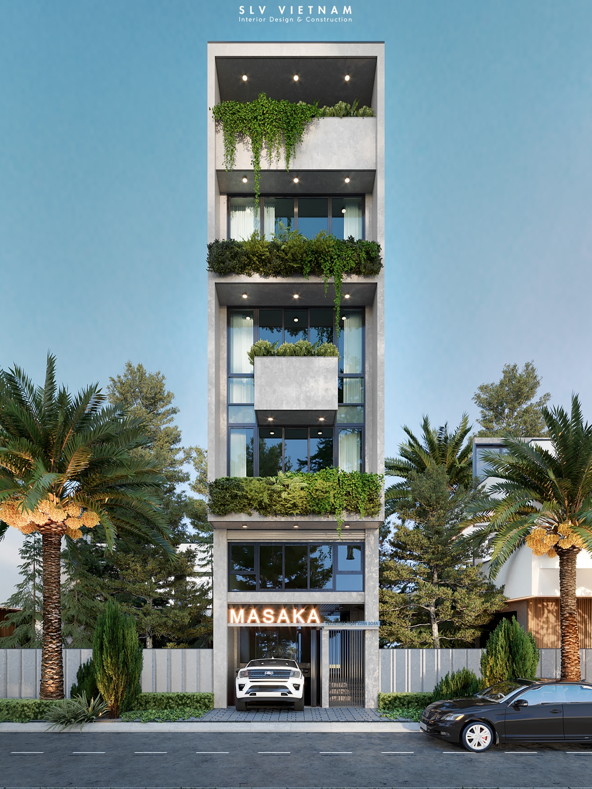 Kiến trúc shop house The Oasis - SLV Vietnam (2)