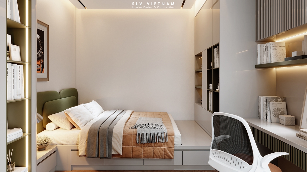 Phòng ngủ shop house The Oasis - SLV Vietnam (2)