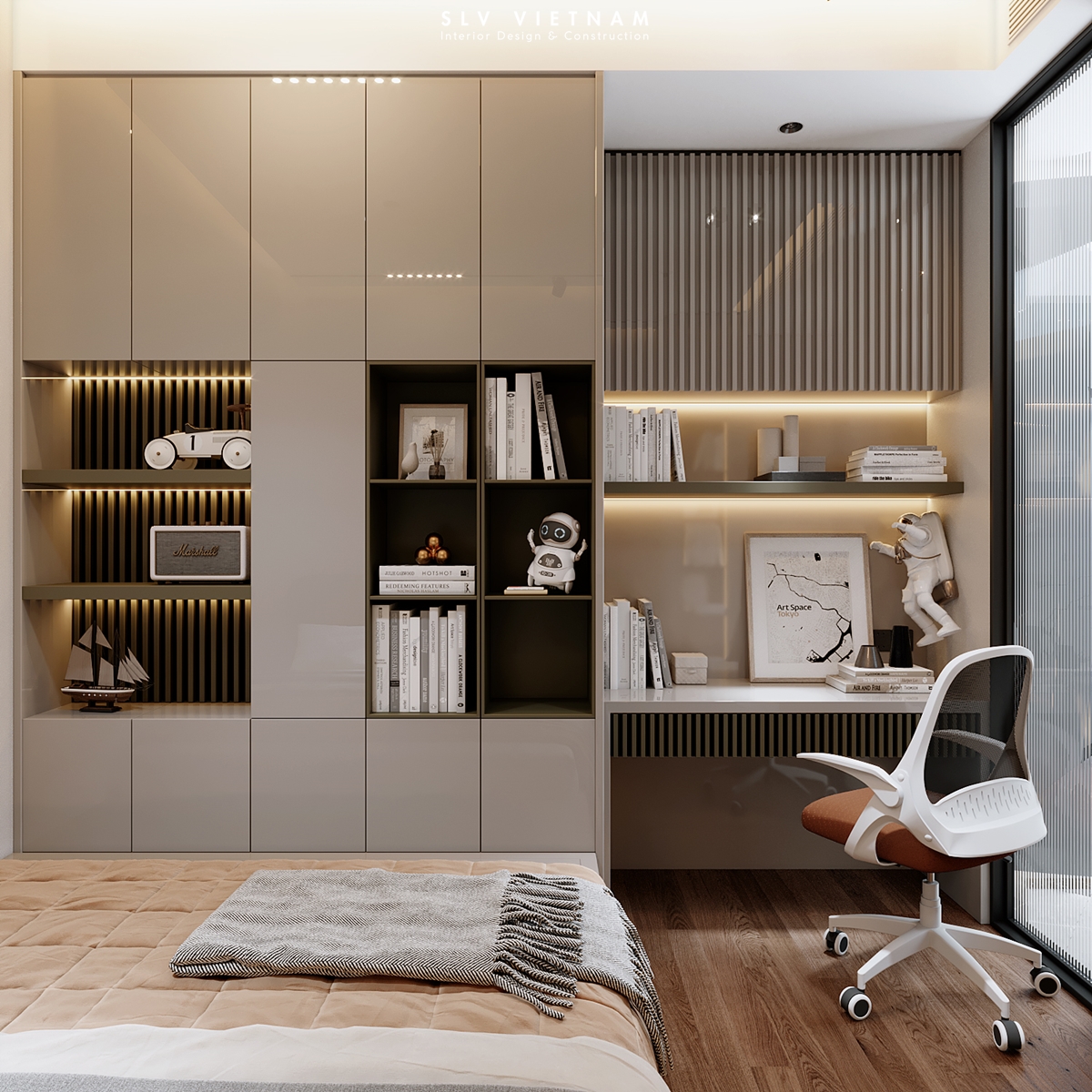 Phòng ngủ shop house The Oasis - SLV Vietnam (4)