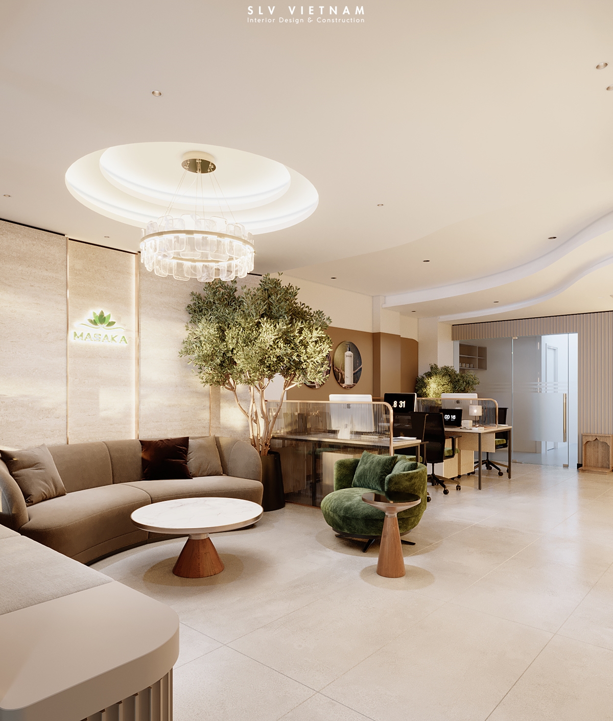 Văn phòng shop house The Oasis - SLV Vietnam (1)