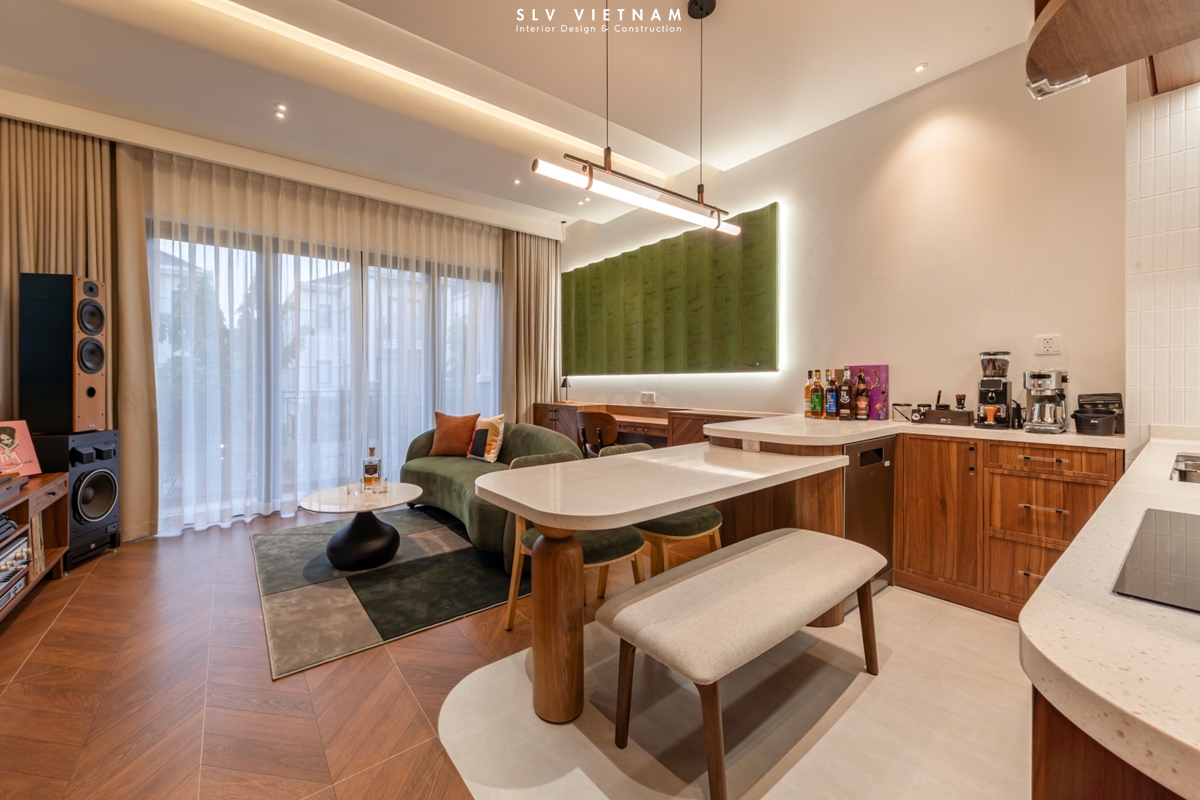 Không gian khách bếp dự án The Rhythm - SLV Vietnam 1