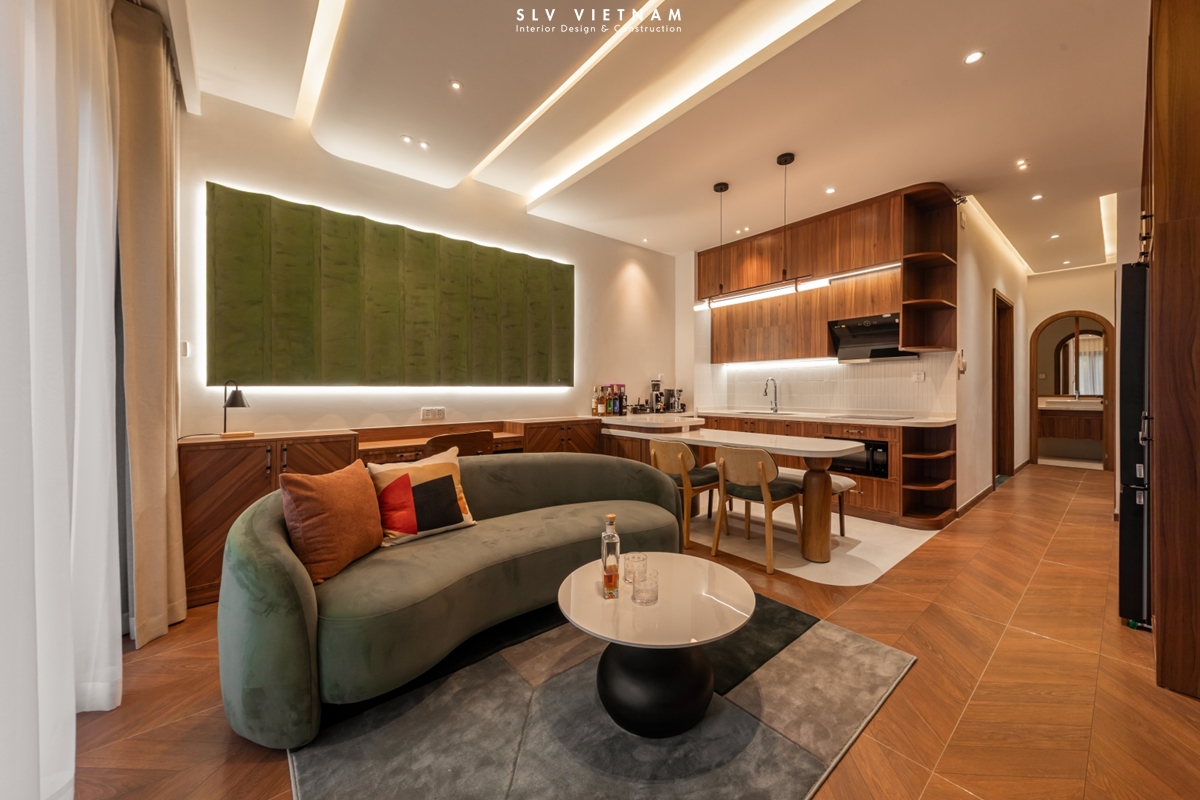 Không gian khách bếp dự án The Rhythm - SLV Vietnam 3