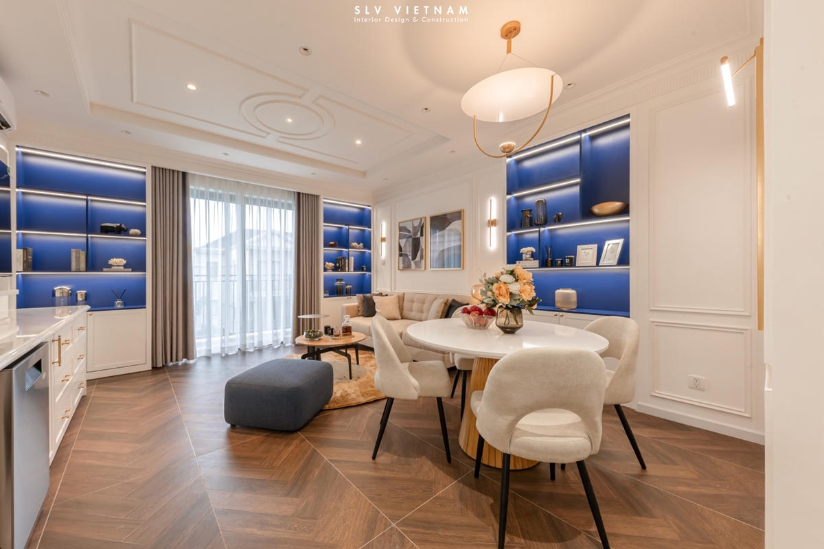 Không gian khách bếp phụ dự án The Rhythm - SLV Vietnam 1