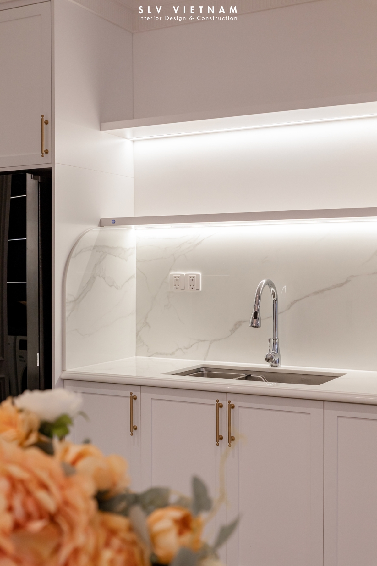 Không gian khách bếp phụ dự án The Rhythm - SLV Vietnam 8