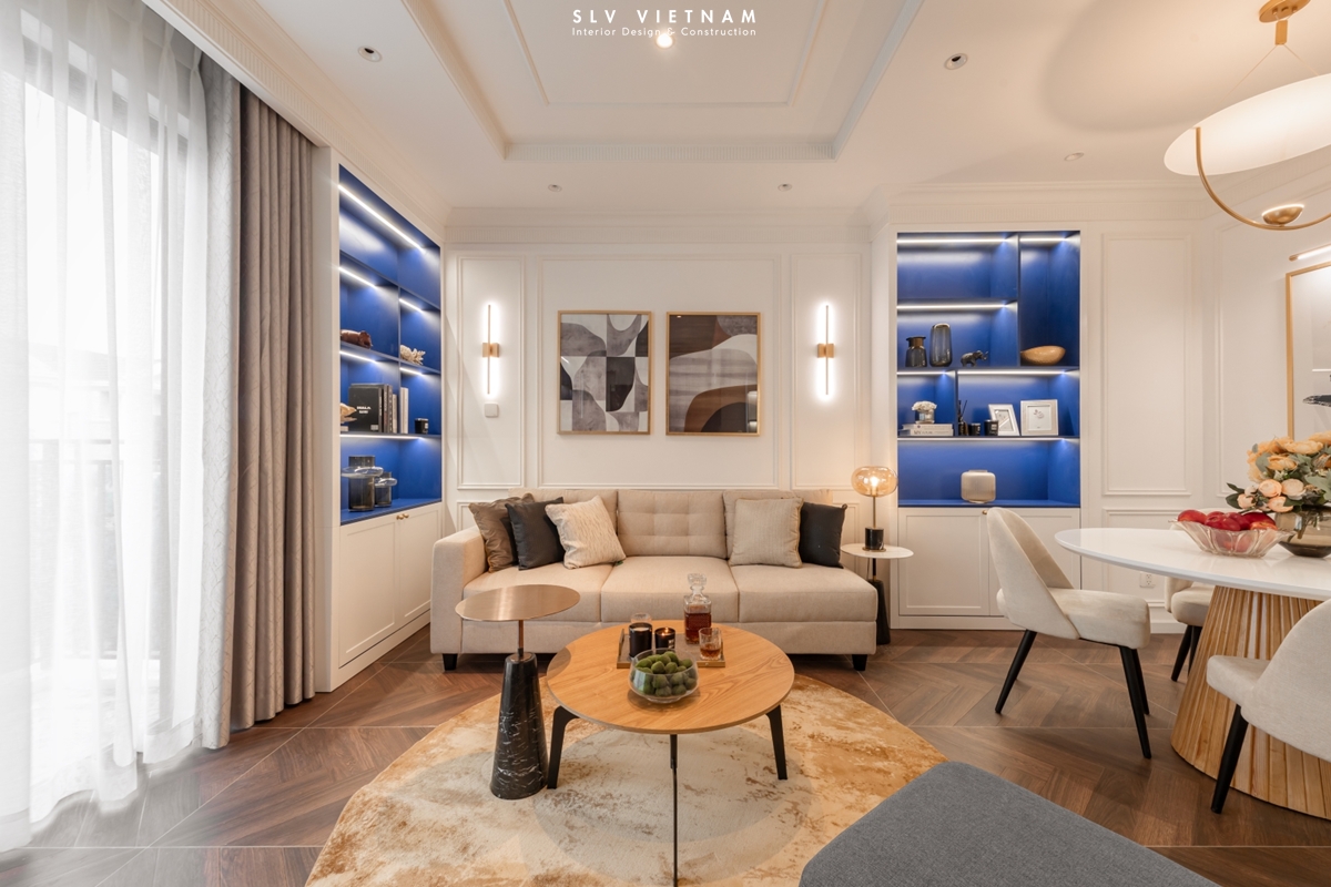 Không gian khách bếp phụ dự án The Rhythm - SLV Vietnam 2