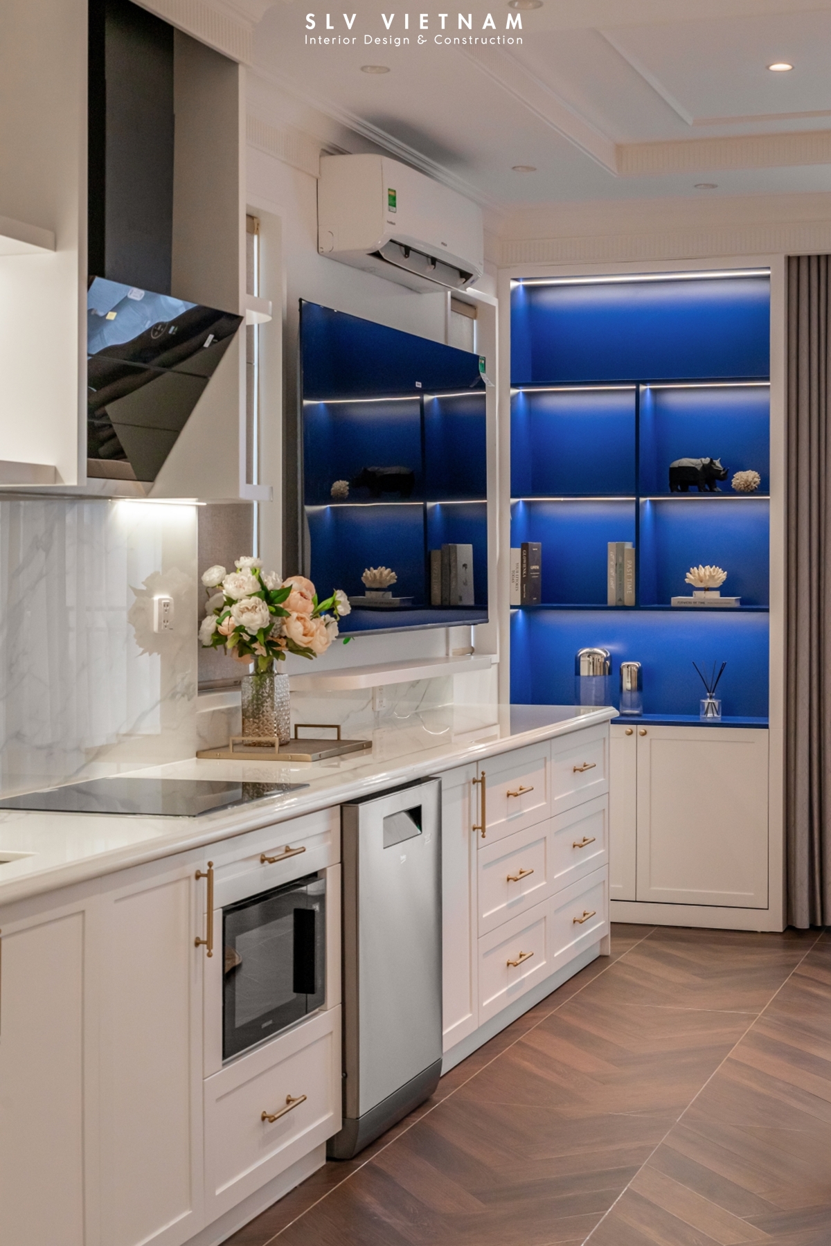 Không gian khách bếp phụ dự án The Rhythm - SLV Vietnam 6